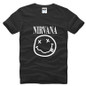 NIRVANA Smiley Face KURT COBAIN rock T Shirt Tshirt 2016 Mens Men Cotton T-shirt Camisetas Hombre