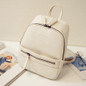 2018 New PU Leather Ladies Feminine Backpack For Teenage Women Backpack Girls School Bag Solid Mini Small Backpack