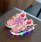 2018 New European Wing hot sales children shoes LED lighted girls boys shoes cute Cool baby kids sneakers free shipping
