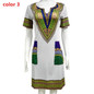 Dashiki dress 2016 Summer Sexy African Print Shirt Dresses Femme Vintage Mini hippie Plus Size Boho Women Casual Clothing