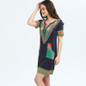 Dashiki dress 2016 Summer Sexy African Print Shirt Dresses Femme Vintage Mini hippie Plus Size Boho Women Casual Clothing