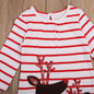 Pudcoco Fashion Baby Girls Clothes Christmas Xmas Cute Dresses Kids Girls Children's Striped Long Sleeve O-neck Dress