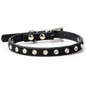 Puppy Dogs Collar Bell Rhinestone PU Leather Cat  Pet Dog Supply Collars Pet Neck Strap Collar
