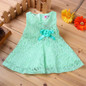 Summer 2016 Brand Baby Dresses Girl Princess Dress Flower Toddler Infant Newborn Baby Girls Party Wedding Dress Baby Lace Dress