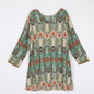 Summer  Fashion Sexy Women Boho Floral Printed Vintage Ethnic Dress Casual Beach Dress Loose Sundress
