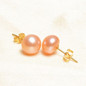 ASHIQI Real Freshwater pearl stud earrings , 925 Sterling Silver Jewelry ,Good price of natural pearls For Women gifts