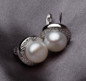 ASHIQI  Natural Freshwater Pearl earrings  for women Pearls Jewelry