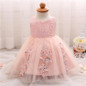 Baby Girl Wedding Dress Summer Brand Infant Princess Little Girls 1 Year Birthday Party Dress Newborn Toddler Christening Gowns