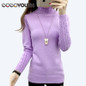 Gogoyouth Winter Sweater Women Turtleneck 2018 Long Sleeve Knitted Jersey Jumper Tops Tricot Women Sweater And Pullover Female