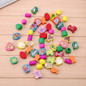 60pcs/Lot Educational Toys Cartoon Animal Wooden Toys Kids Stringing Threading Beads Toy Baby Toys