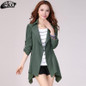 5XL Plus Size Trench Coat for Women Tops Autumn Long Sleeve Trench Coat Ladies Cardigan Casual Long Windbreaker Outerwear Coat