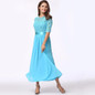 5XL Plus Size Maxi Long Dresses Women Lace Dress Chiffon Dress Long Gown Elegant Wedding Party Dresses female vestidos de festa