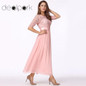 5XL Plus Size Maxi Long Dresses Women Lace Dress Chiffon Dress Long Gown Elegant Wedding Party Dresses female vestidos de festa