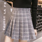 2018 Autumn Plaid Skirt Women Casual High Waist Skirts Female Fashion Pleated Jupe Ladies Fall Xadrez Faldas Femininas