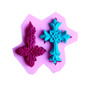 3D Silicone Cake Mold Cross Modeling Cake Decoration Mold Fondant Chocolate Candy Pastry Tools Bakeware Soap Mould