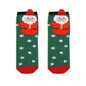 3D christmas Socks Men Women Unisex Cute Cartoon Elk Snowflakes Santa Claus Cotton Crew Socks Casual Sock Meias Calcetines 2017