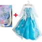 Children's Princess Girl Dress Kids Anna Elsa Costumes Dresses for Girls The Snow Queen Christmas Toddler Girls Clothing