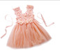 New XMAS Baby Girls Party Lace Tulle Flower Gown Fancy Dridesmaid Dress Sundress Girls Dress