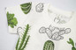 Boys T Shirts Summer Kids Cactus T-shirt Short Sleeve Unisex Baby Top Tees Boy Girls Sport Clothing Cotton Children Shirts