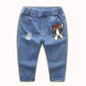 Boys Pants Pioneer Kids Boy Jeans Elastic Waist Casual Jeans Spring Autumn Boys Jeans Children's Fashion Teenager Boys' Trousers