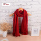 180*80cm Classic Solid Colors Scarf And Shawl Autumn Winter Scarf For Women Scarf High Quality Echarpes Foulards Femme