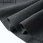 Glamaker Draped knitted short skirts women Spring pleated mini skirt Elegant high waist female a-line streetwear summer skirt