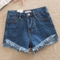 gkfnmt S-4XL 5XL Denim Women Sexy Shorts 2018 Summer Destroyed Shorts Jeans Plus Size High Waisted Jeans Short Feminino Fashion