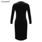 New 2018 Spring Plus Size Velvet Women Dress Big Size 5XL 6XL Long Sleeve Sexy Bodycon Dress Bandage Autumn Vestidos Clothing