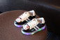 New 2018 European casual Cool LED Light girls boys shoes Cute casual kids glowing sneakers Net breathable baby children shoes
