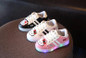 New 2018 European casual Cool LED Light girls boys shoes Cute casual kids glowing sneakers Net breathable baby children shoes