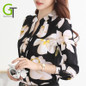 New 2018 Autumn Fashion V-Neck Chiffon Blouses Slim Women Chiffon Blouse Office Work Wear shirts Women Tops Plus Size Blusas