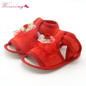 2017 Baby Girl Lace Flowers Sandals Cotton Fabric New Pink White Red for Girl Sandals Summer Shoes 0-18 M