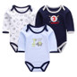 2017 Baby Bodysuits 3pcs/lot Clothing Cotton Body Baby Girl Boy Clothes Long Sleeve Cartoon Print Bodysuit Newborn Baby Overalls