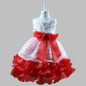 Children Girls Princess Dress Lush Formal Prom Party Ball Gown Little Bridesmaid Wedding Girl Baby Kids Girls Dresses