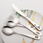 Children Cutlery Set 18/10 Stainless Steel Dinner Set Knife Fork Scoops Home Silverware Set Kindergarten Dinnerware Set Kitchen