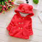 Children Coat Cinderella Baby Girls infant winter Coats full sleeve coat girl's warm Baby jacket Winter Outerwear Thick Hooded