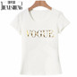 2018 Fashion Style Summer Tshirt Harajuku Tumblr VOGUE Letter printed t shirt women Tops Blusa