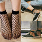 2018 Fashion Beauty Women Sexy Girls Socks Fishnet Ankle High Short Socks Lady Mesh Lace Fish Net Short Socks