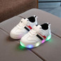 2018 European sports colorful lighting children casual shoes hot sales fashion baby sneakers glowing lighting girls boys shoes