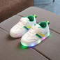 2018 European sports colorful lighting children casual shoes hot sales fashion baby sneakers glowing lighting girls boys shoes