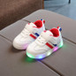2018 European sports colorful lighting children casual shoes hot sales fashion baby sneakers glowing lighting girls boys shoes