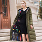Voobuyla Winter Down Jacket Women 90% Down Coat Female Ultra-light Long Parka Oversized Outwear Hooded Ladies Outerwear 6XL 7XL