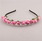 2017 Cute Rose Flower Crown Festival Headband Headwear Wedding Garland Floral Hairband Accessories