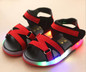 2017 cute lovely LED light kids baby glowing shoes for kids glowing children girls boys shoes casual Cool kids shoes sandals