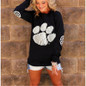 2018 New Bear's Paw Print Spring Women Hoodie Sweatshirts Long sleeves Fashion Women Hoodies Pullovers Sweatshirts
