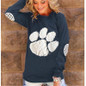 2018 New Bear's Paw Print Spring Women Hoodie Sweatshirts Long sleeves Fashion Women Hoodies Pullovers Sweatshirts