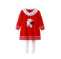 Auro Mesa vestido infantil Christmas Long Sleeve Baby Knitted Dress Dog Princess baby dress baby girl knit clothes