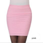 2018 Woman OL Mini Short Skirt Women Pleated Skirt High Waist Candy Colorful Elastic Pleated Skirt Female Sexy Slim mini skirt