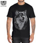 Rocksir 3d wolf t shirt mens Brand 3D Indians wolf Print t shirts Cotton wolves Men t-shirt Casual Man Tees Mens Tops