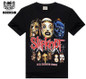 Rocksir 2017 Summer Style Fashion Men T Shirt Black T-Shirt Tshirt Men's Shirt Cotton Rock Band Slipknot Print Hip Hop Tee